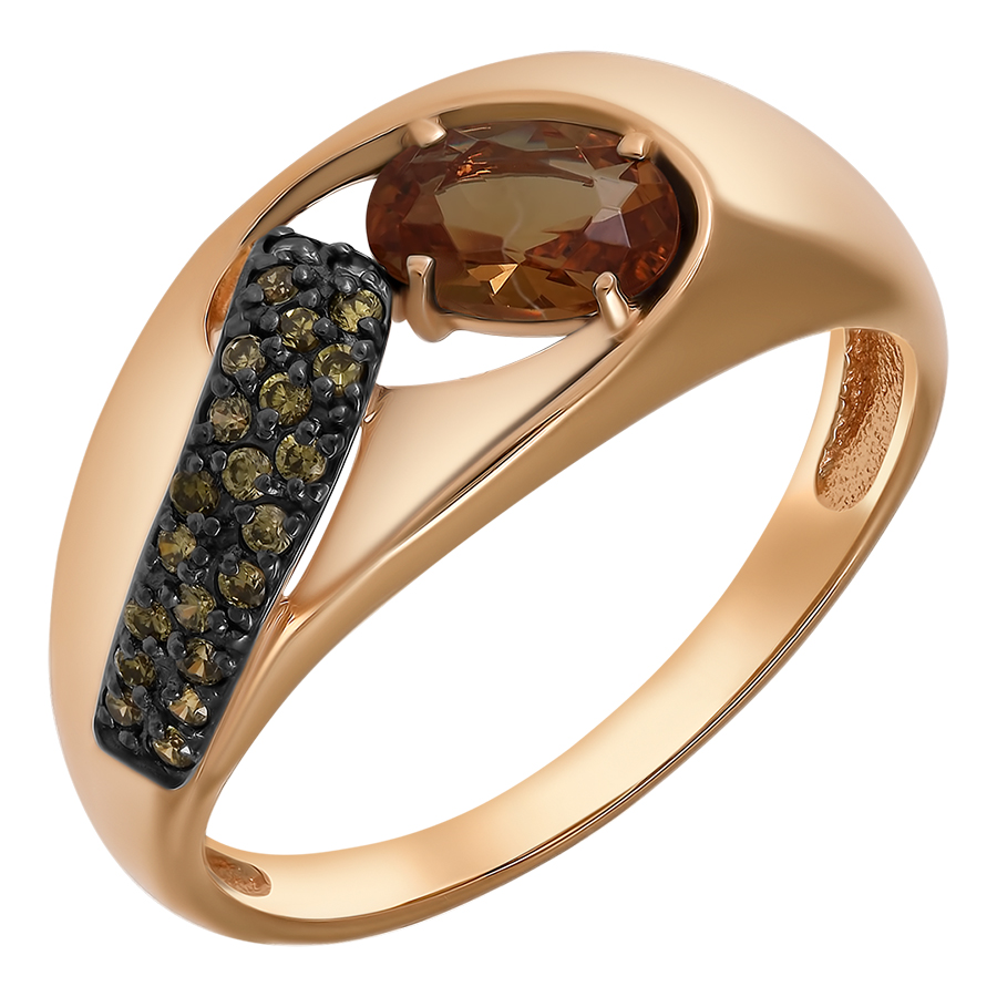 Кольцо, золото, султанит, кл2977-48-01